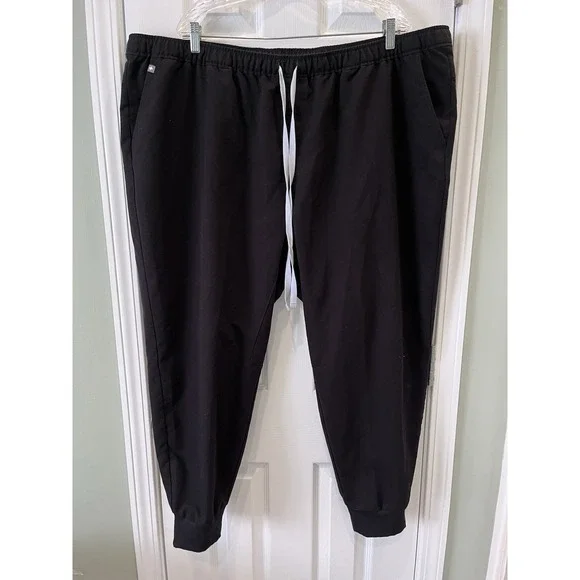 FIGS Technical Men's Tansen Jogger Scrub Pants 5XL Black Medical Nurse