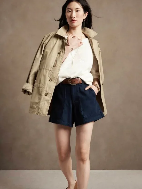 DENIM UTILITY SHORT
