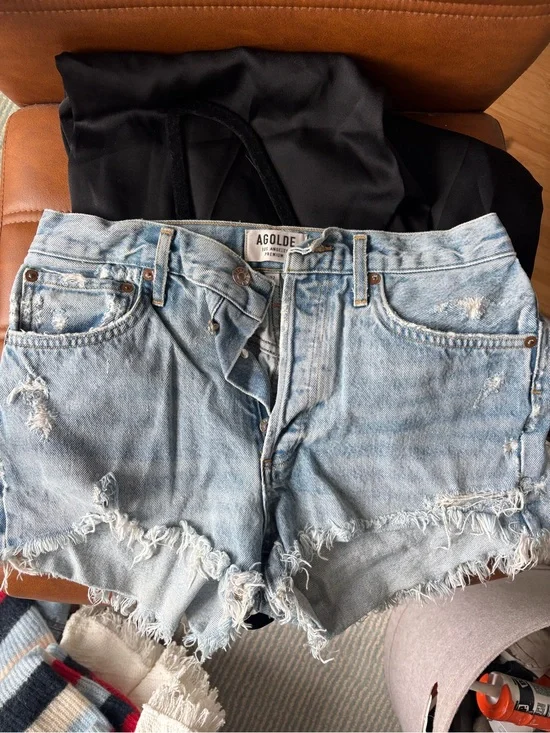AGOLDE denim shorts