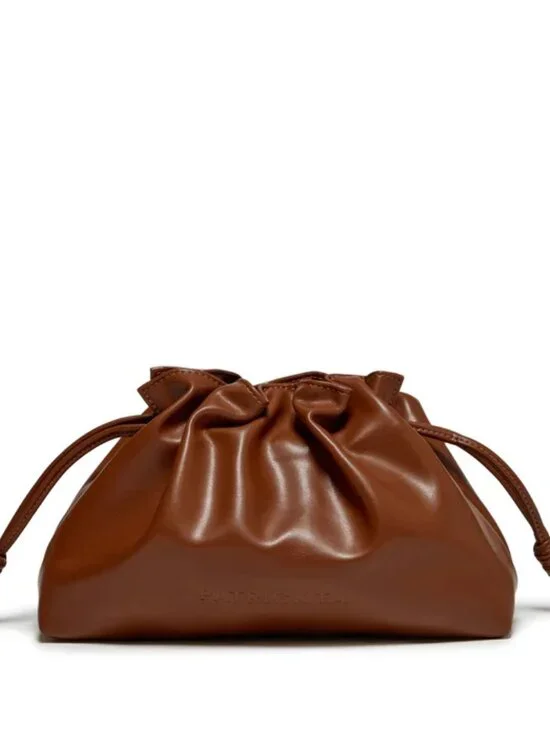 NWT Patrick Ta The Elevated Beauty Bag in Brown
