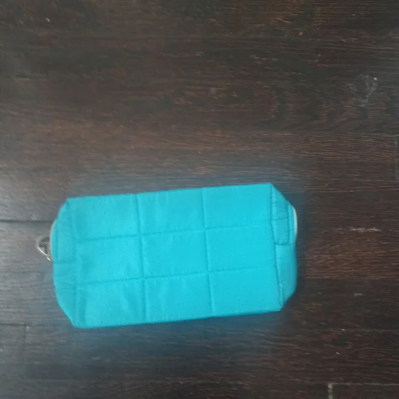 Kind Science Quilted Lined Makeup Bag • Teal