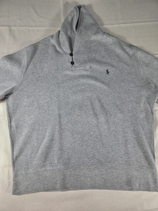 Polo Ralph Lauren Gray Shawl Collar Pullover XL