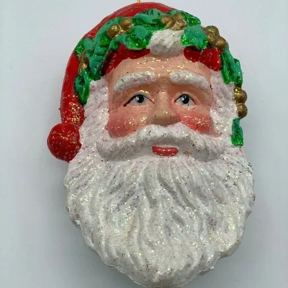 Vintage Santa Ornament 4