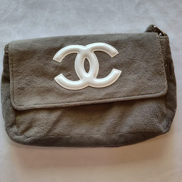 CHANEL 2016 Beauté Précision Tan Terry Bag Japan Exclusive GWP Collectible NIP