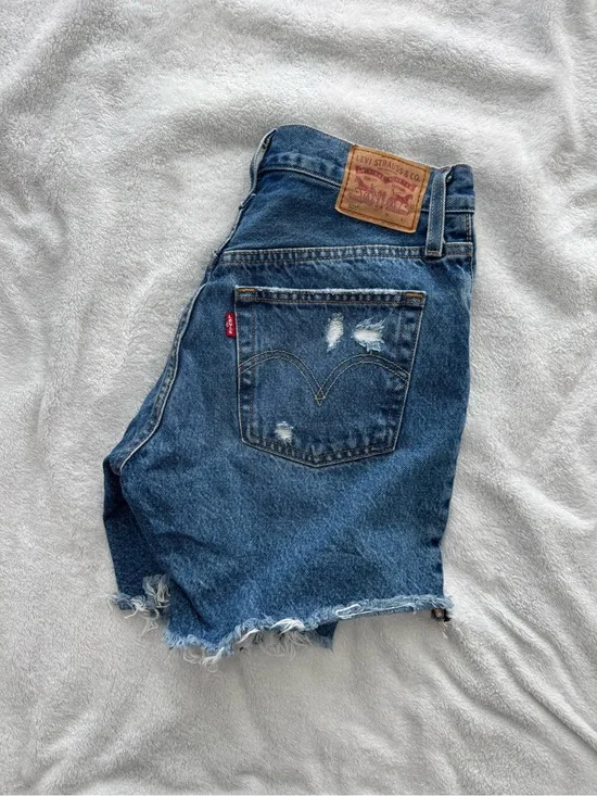Levi's Distressed Denim Shorts