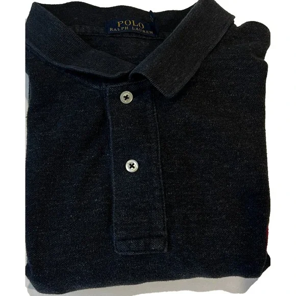 Polo Ralph‎ Lauren Men's Polo Shirt XL Dark Gray Embroidered Polo Pony Logo