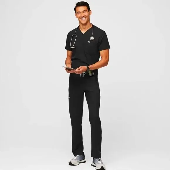 FIGS L 32 x 31 Men’s Black Technical Collection Bottom Scrub Pants