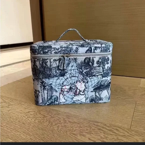 Dior Blue and White Cosmetic Bag