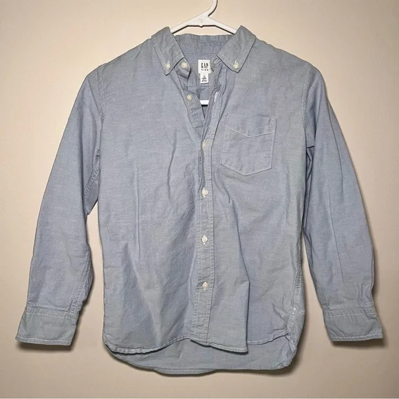 GAP Button Down‎ Shirt Blue Plaid