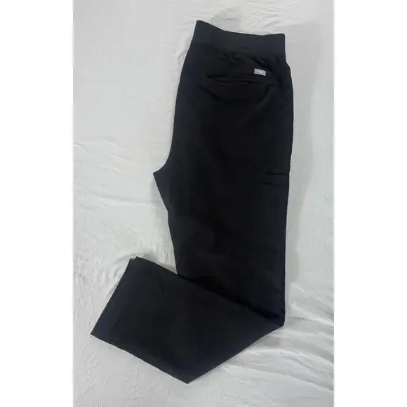 FIGs Technical Collection Men's T2001 Cargo Scrub Bottoms. Black, Men's XL. EUC!