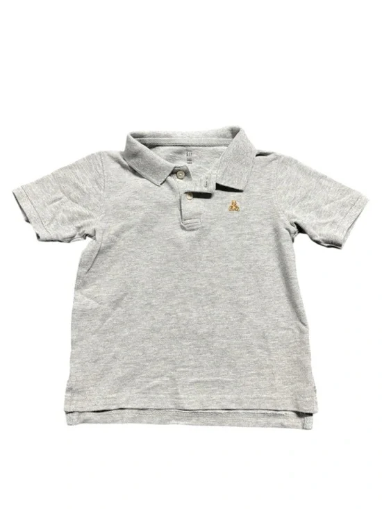 Baby GAP Polo Shirt 5T Gray Classic Short Sleeve Toddler Boys