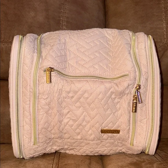 Lizzton Quilted Travel Hanging Cosmetic Organizer