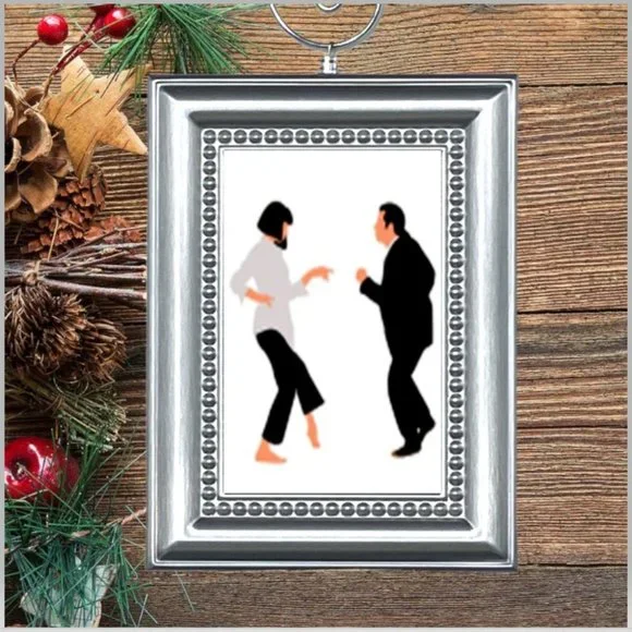 Pulp Fiction Dancing Scene‎ Christmas Tree Ornament
