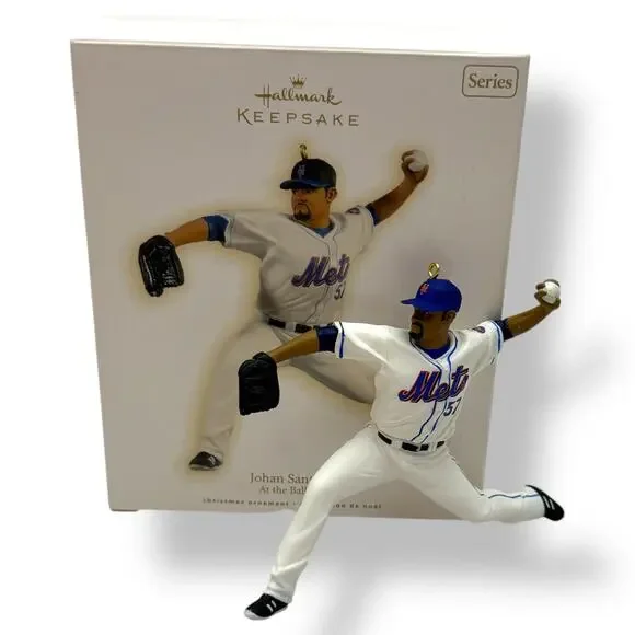 Johan Santana 2009 New York Mets Hallmark Keepsake Ornament