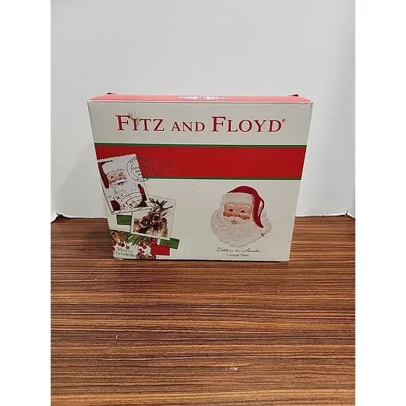 Fitz & Floyd Santa Plate 