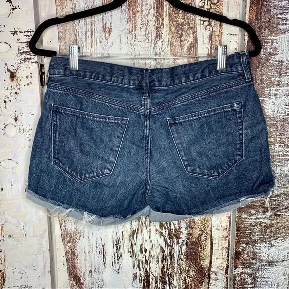 Madewell Cuffed Denim Shorts F1