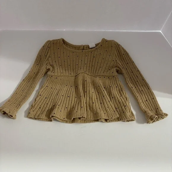 GAP Baby Beige Knit Shirt Size 12-18 months