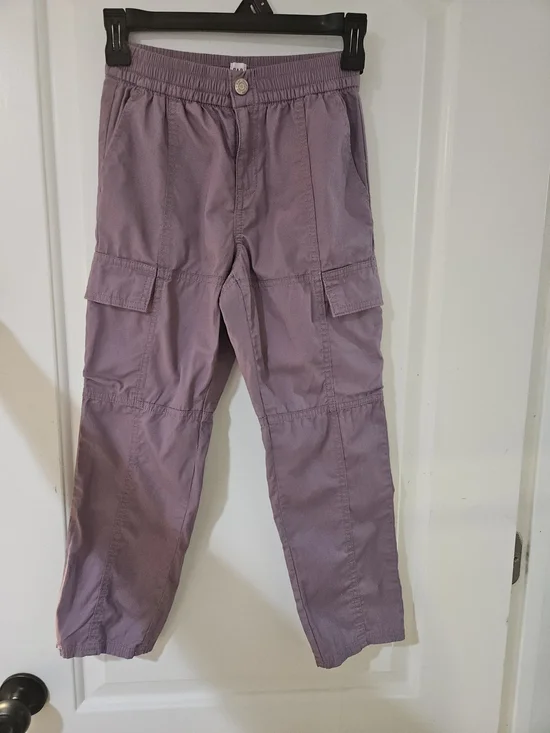 GAP Kids Purple Elastic Waist Pants