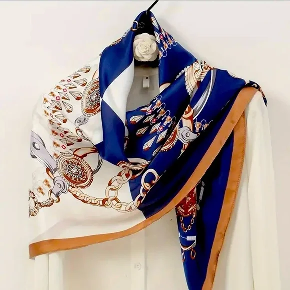 Square Shawl,Print Warm Headscarf, Outdoor Sun Protection Headscarf