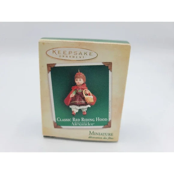 Hallmark Keepsake Madame Alexander Classic Miniature Red Riding‎ Hood 2004