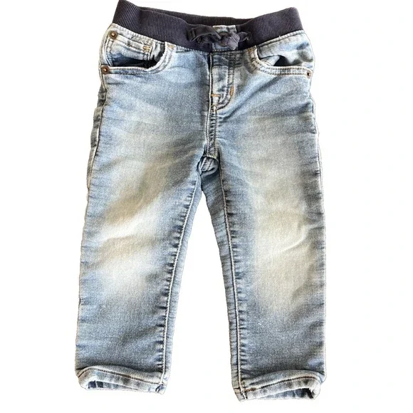 Baby Gap‎ Blue Jeans 18-24 Months My First Easy Slim Adjustable Waist