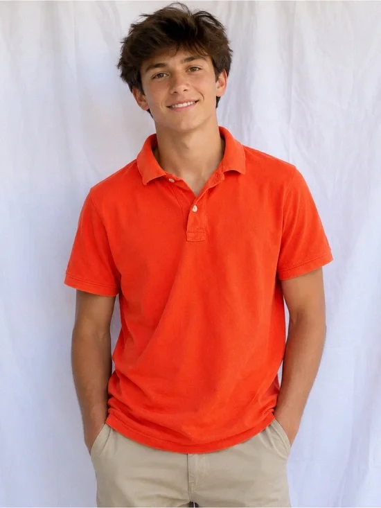 GAP Classic Orange Kids Polo Shirt