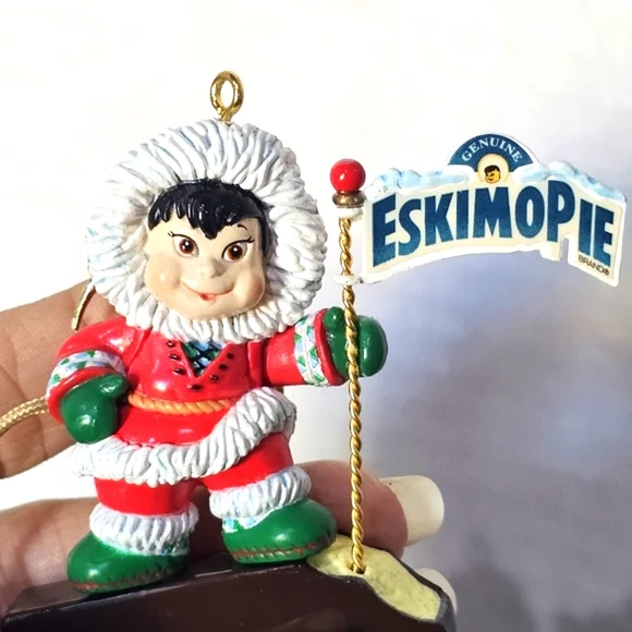 Carlton Cards Christmas Ornament Heirloom Collection Eskimo Explorer Eskimo Pie