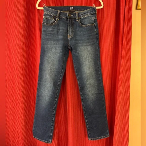 GAP Kids Dark Blue 16 Slim Stretch Denim