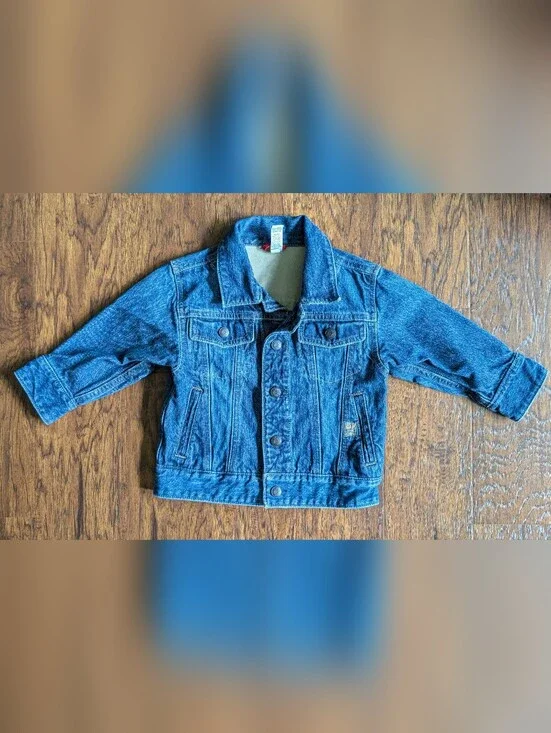 Baby GAP Classic Blue Denim Jacket Size 2t