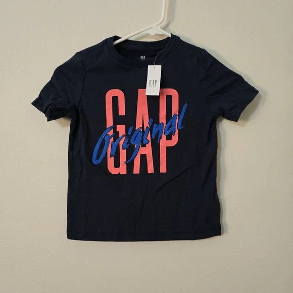 GAP Kids Shirt Short Sleeve Extra Small Blue NWT