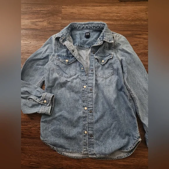 GAP Light Blue Denim Shirt