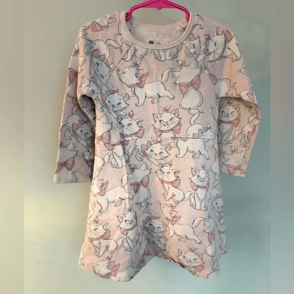 Gap Disney Aristocrats Twirl Dress Pink Sz 4