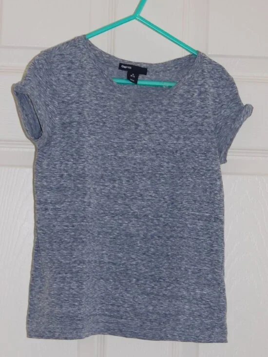 GAP Girls Size S (Age 6-7) Tee with Cuffed Sleeve
