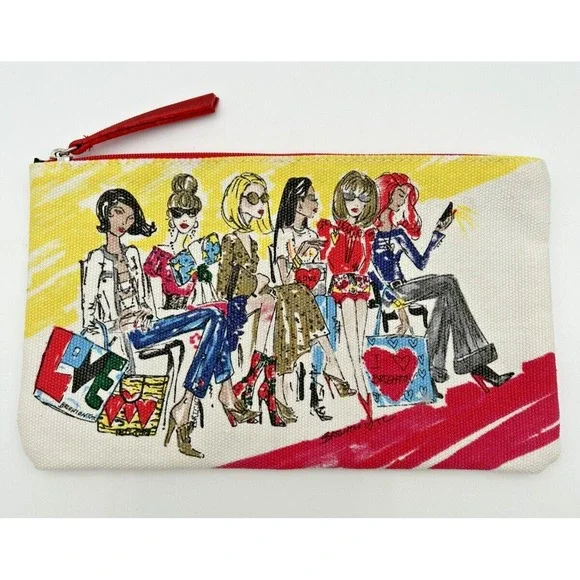 Brighton Make Up Bag Pouch Cosmetic Zipper‎ Fashionista 2018 Love Tom Clancy Art