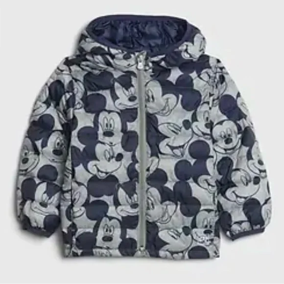 GAP Mickey Mouse Puffer Jacket 2T