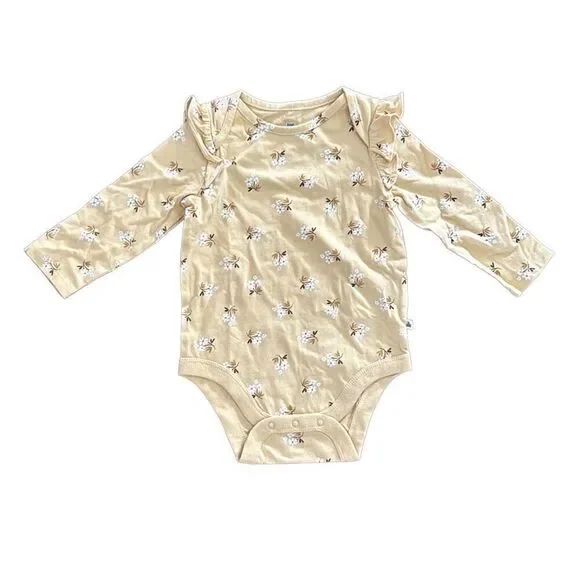 Baby gap long sleeve onesie, size 6 to 12 months