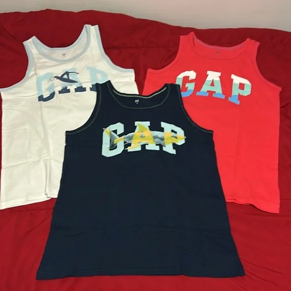 Bundle of 3 GAP Kids Sleeveless Tees XL