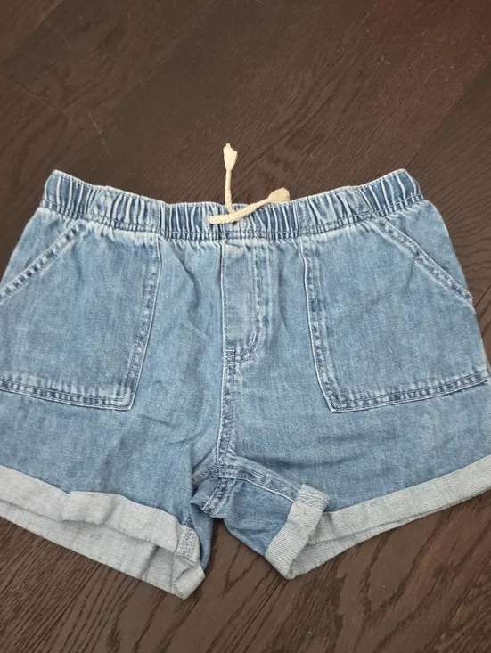 Light Blue Denim Drawstring Women’s Shorts