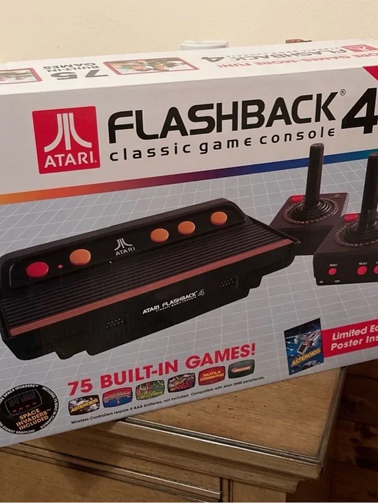 Flashback 4 Classic Game Console - Black