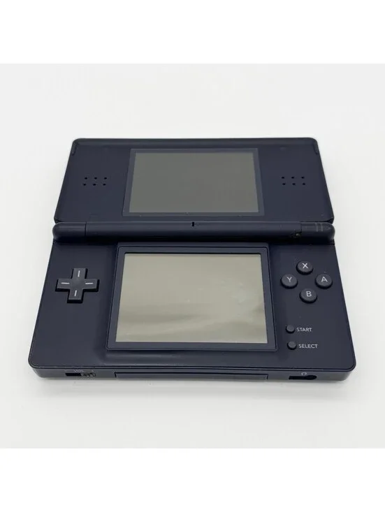 Nintendo DS Lite USG-001 JPN Dark Blue Japan Broken Top LCD - Yellowing Bottom