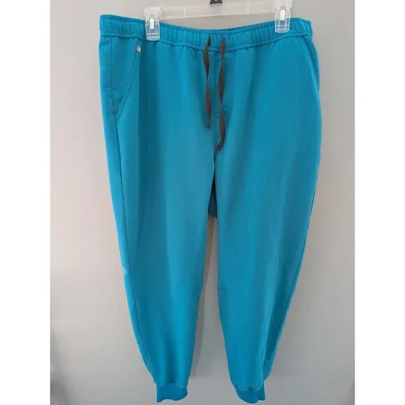 FIGS Technical Collection Zamorra Jogger Scrub Pants Men XXL Blue Teal MXXSW2004