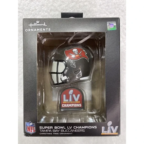 Hallmark‎ NFL Super Bowl LV Champians Tampa Bay Buccaneers Ornament.