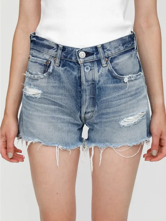 Moussy Packard Denim Shorts, size 26