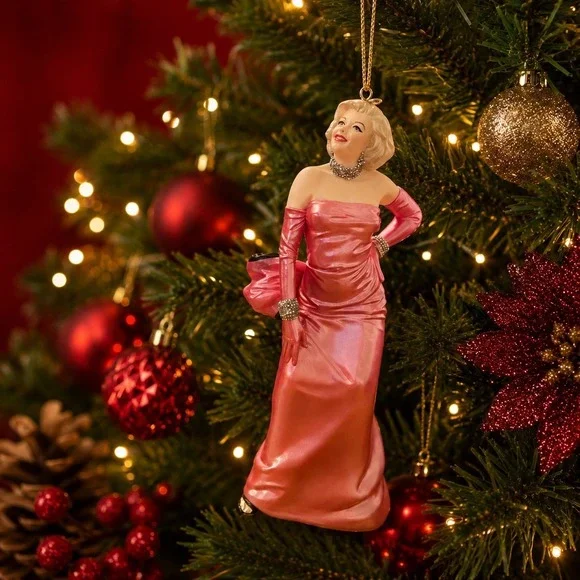 Hallmark Keepsake Ornament 1997 Marilyn Monroe #1 Gentlemen Prefer Blondes READ