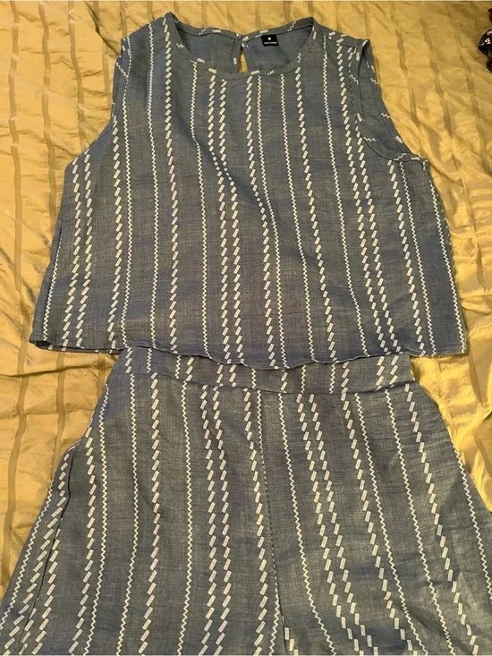 SHEIN denim matching set- Medium
