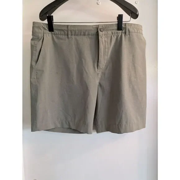 Faherty Lightweight Flat-Front Shorts in Olive  All Day Drawstring