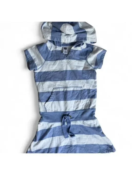 Gap Kids Striped Hoodie Dress
