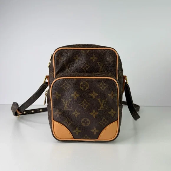 Authentic Louis Vuitton Monogram Crossbody Bag Vintage Amazone Everyday Bag