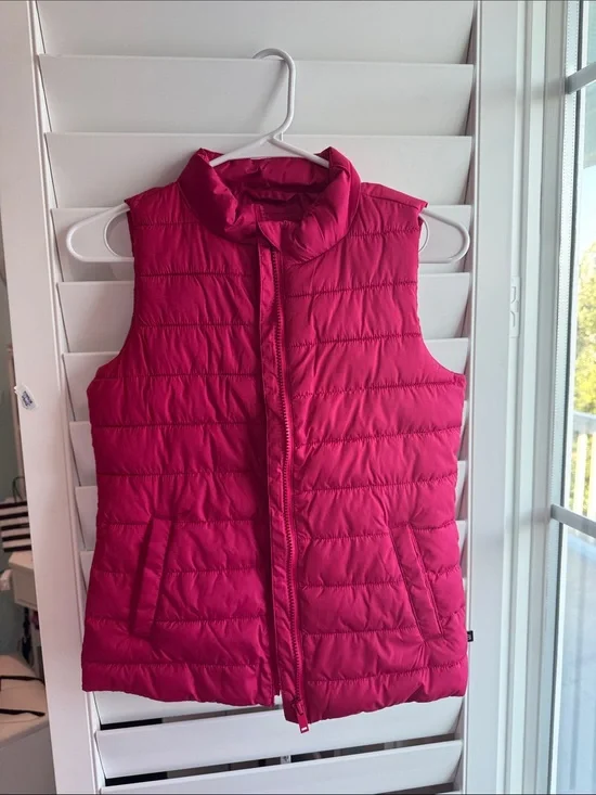 GAP Quilted Packable Vest - Pink