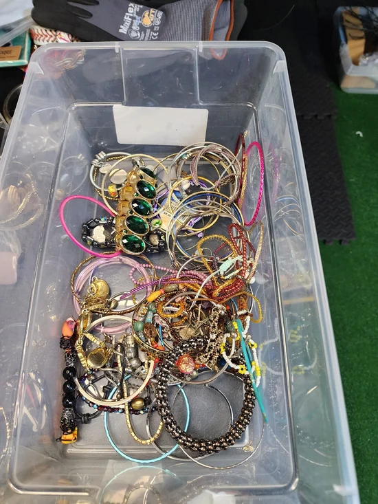 1lb Multi-Color  Bracelet and Bangle Set May Or May Not Have Matches